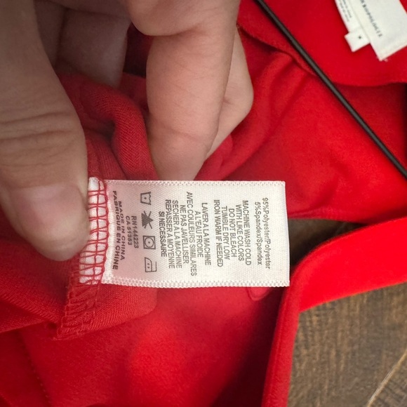 Anthropologie Cathy Structured Jumpsuit in Red - Picture 9 of 12